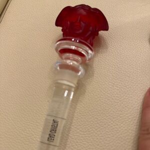 Wine topper lead crystal Medusa's head